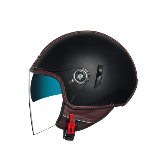 Casco Nexx modelo SX60 Brux Black Burdeos